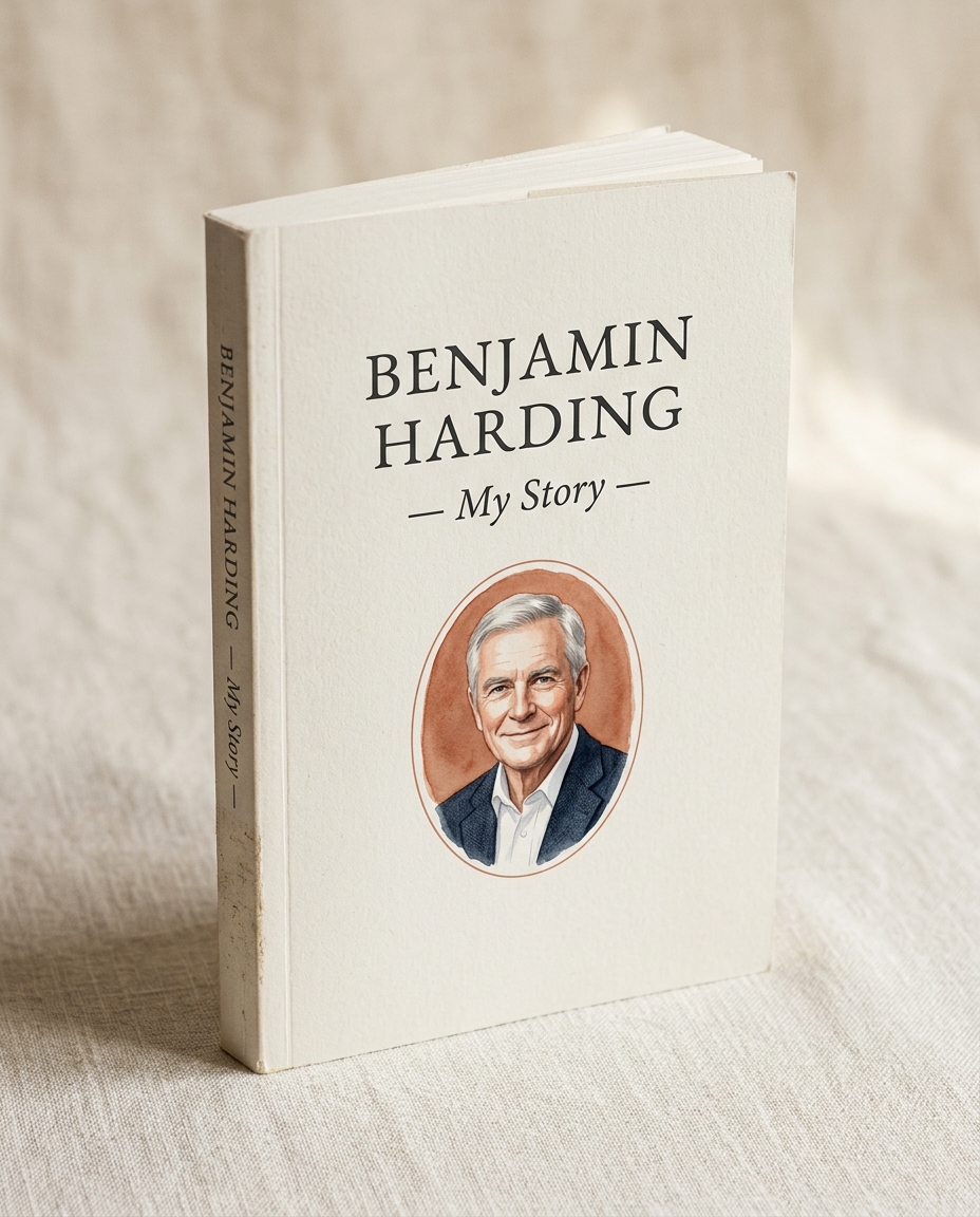 Benjamin Harding – My Story paperback memoir cover